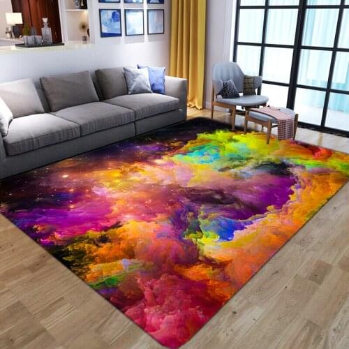 New 3D Gorgeous cloud and mist Floor Mats Door Mat soft Anti-slip rug Living Room bedroom bedside Home Decoration hallway carpet