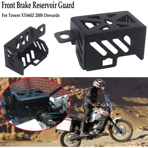 Motorcycle Accessories Front Brake Reservoir Protective Guard Oil Cup Protector Cover For Yamaha Tenere XT660Z XT 660 Z XTZ 660