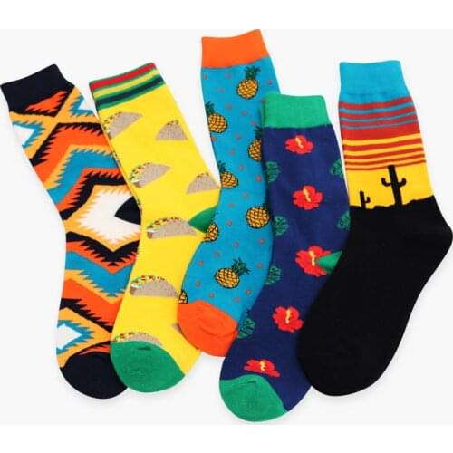 Adult Crew Sock Shadow Sunset Clouds Ketchup Dove Coin Crane Star Trapezoid Tulip Pop Art Pineapple Dot Desert Cactus Workwear