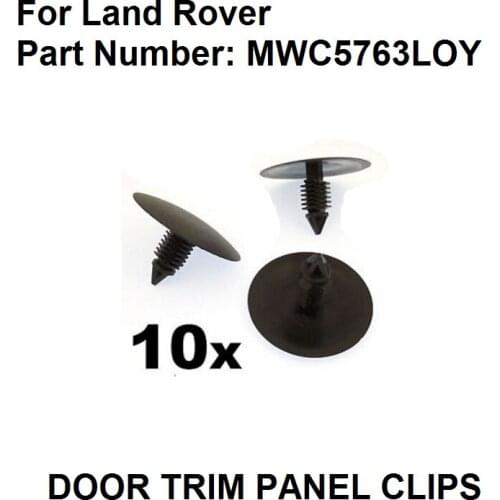 New 10x For Land Rover Door Trim Panel Clips Fir Tree Clips for Bonnet Insulation, Trim Panels & Shields, Part Number:MWC5763LOY