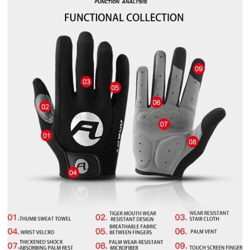 Touch Screen Gloves Breathable Warm Outdoor Camping Bike Skiing Hiking Mountaineering Motorcycle Gloves Sports Full Finger
