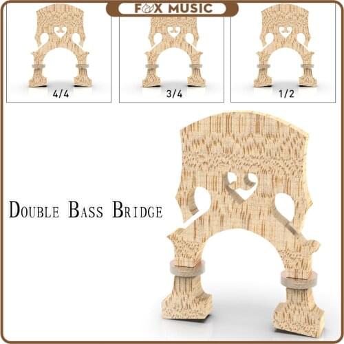 AA Grade Maple Bridge Replacement Part For 4/4 Size Double Bass Adjustable Upright Bass Bridge