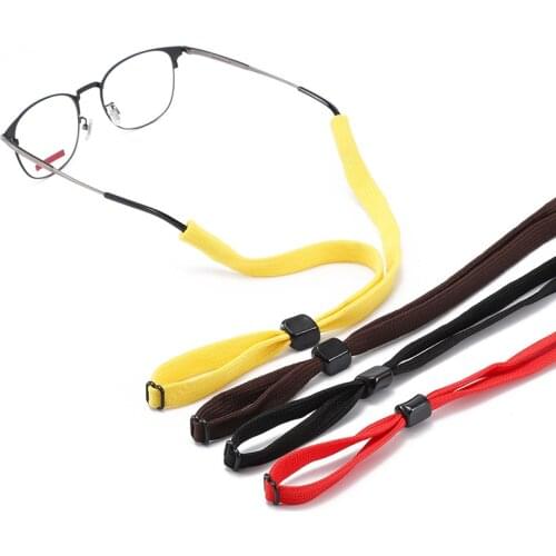 Adjustable Eyeglasses Holder Strap Nylon Glasses Anti Slip Strap Stretchy Neck Cord Sports Sunglasses Retainer for Men Wome