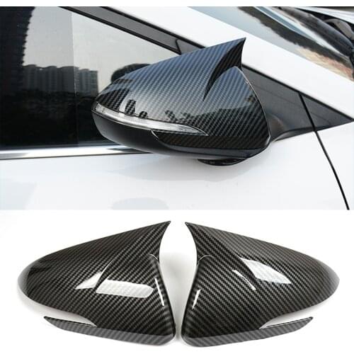 Car styling Exterior Rearview Mirror Cover Trim For Hyundai Elantra 2016-2020 Rear view Mirrors Cover Sticker Trim Auto Parts