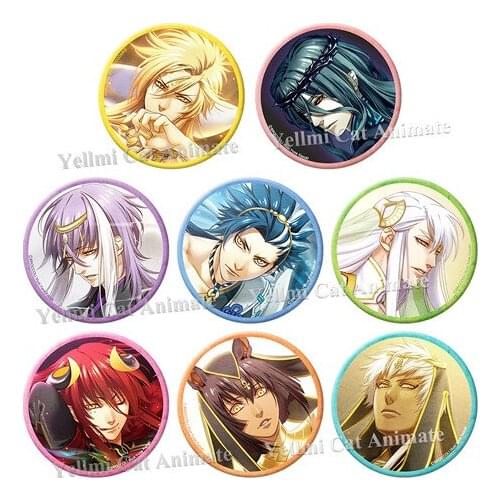 58mm anime Badges Cool Kamigami no Asobi Brooch Round Icons