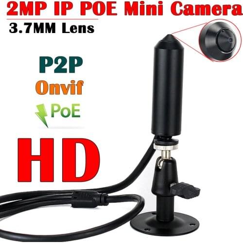1080P POE Pinhole Covert IP Camera cctv Surveillance Network Video Camera Support Onvif IP Camera Mini Bullet Web Camera Pin hol