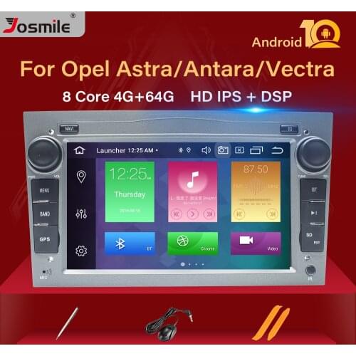 2Din Android 10 Car NO DVD Player For Opel Zafira B Vectra C Corsa D C Astra H G J Meriva Vivaro Multimedia GPS Navigation Radio