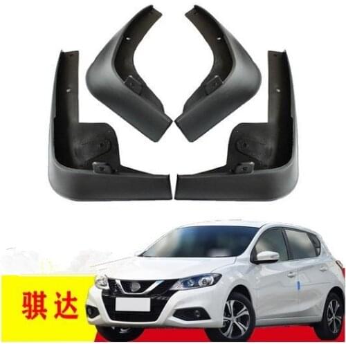 4pcs specia for Nissan TIIDA 2011-2015 2016 AUTO Mudguards car fender Mud Flaps Mudflaps