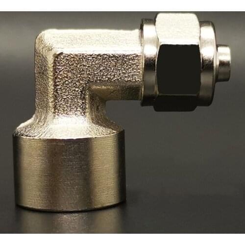 6mm 8mm 10mm 12mm x 1/8" 1/4" BSP Female Thread Elbow Pneumatic Fast Twist Tube Pipe Fitting Quick Coupler Connector