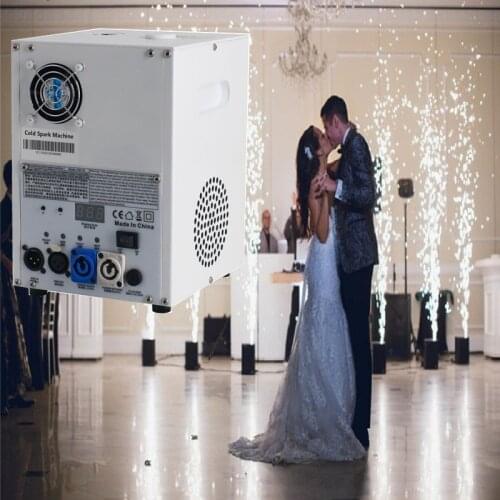 Cold spark dj fireworks machine 3CH remote control DMX512 iron outer case fountain 600w high power wedding spark fire works