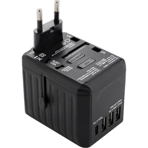 International Power Adapter Travel Power Plug,Travel Insten Universal Adapter for USA,UK,Japan,China,EU,AUS with iPhone