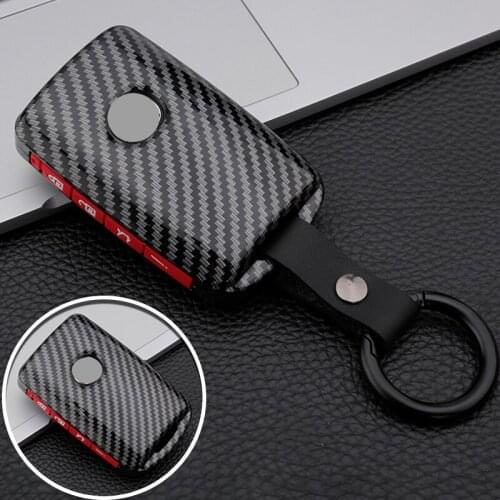 Carbon Fiber+Silicone Car Key Cover Case For Mazda 3 Alexa CX-30 CX30 CX5 CX 5 CX-5 CX8 CX9 CX4 2019 2020 Auto Accessories