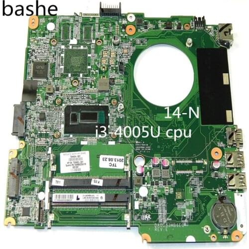 For HP PAVILION 14-N Laptop Motherboard integrated graphics card i3-4005U CPU full test free shipping
