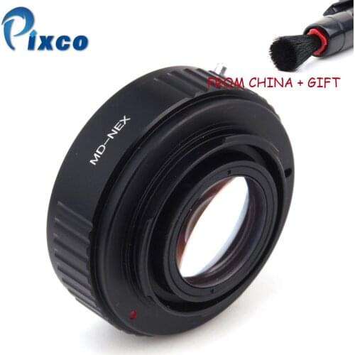 ADPLO DropShipping MD-NEX Focal Reducer Speed Booster Suit for Minolta MD Lens to Suit for Sony NEX E Mount Camera A6500 A5100