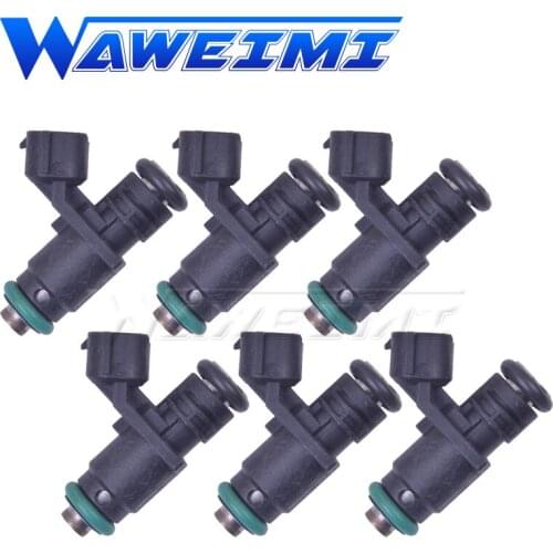 WAWEIMI 6 Pieces OE 036906031AJ A2C59506217 For V W SKODA SEAT 1.4 Fuel Injector Genuine Quality Injection Nozzles 036906031AJ