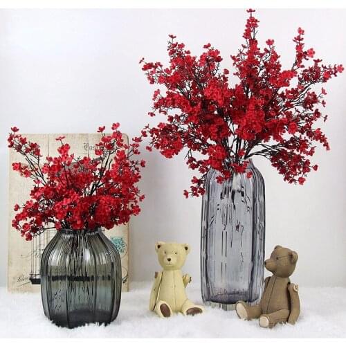 Faux Flowers Branch Babys Breath Gypsophila Fake Flowers for Home Garden Party Wedding Decoration Garden Decoration