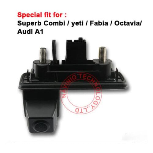 Car rear view back up reverse parking camera for Skoda superb Combi Yeti Fabia Octavia Audi A1 Roomster Octavia 2 1Z waterproof
