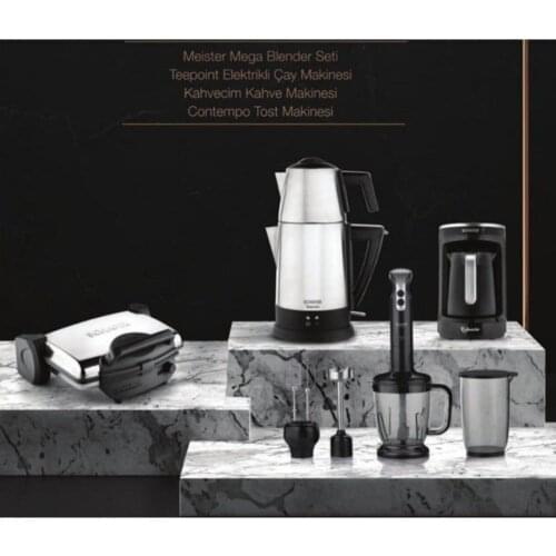 Schafer Kea Elektro Mega Home Appliances 4 Pieces Kitchen Set Inox