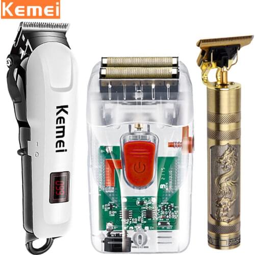 Kemei Hair Clipper Electric hair trimmer for men electric hair cutting professional barber hair clipper rechargeable hair cut 3