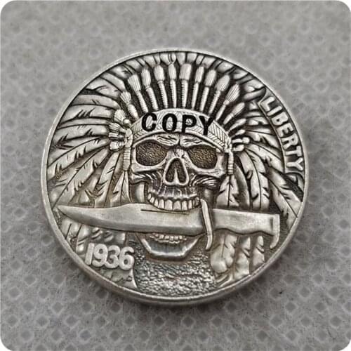 Hobo Nickel Coin_Type #62_1936-D BUFFALO NICKEL copy coins commemorative coins collectibles