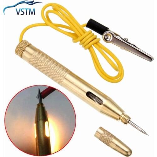 NEW OBD2 6V-24V Car Circuit Tester Probe Light System Test Probe Lamp Auto Light Lamp Voltage Test Pen Detector Copper