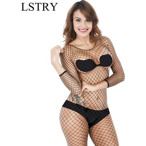 2021 New Plus Size Lingerie Sexy Hot Erotic Lingerie For Women Hollow Mesh Baby Doll Sexy Lingerie Fishnet Sex Costume Underwear