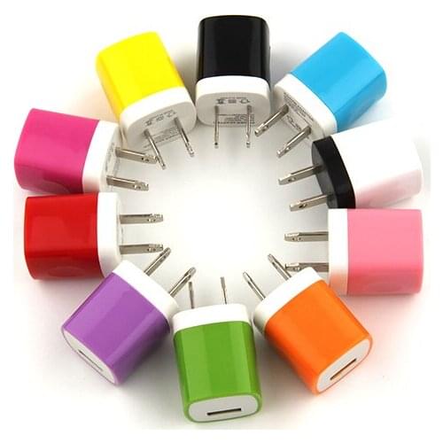 Wholesale 5V full 1A US Plug wall Charger AC Power Adapter Home Charger for iPhone 8 7 6 5 For iPod iPad 300pcs/lot