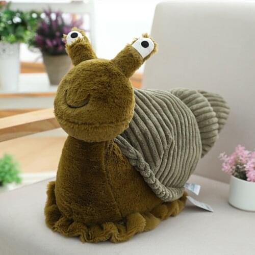 40cm Imitation Snail Plush Toys Cute New Animal Stuffed Doll Home Decoration Cushion Creative Gifts
