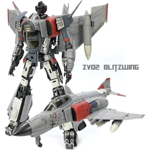 Transformation ZETA ZV02 ZV-02 Thunder Warrior Blitzwing MPM Ratio Movie Airplane KO G1 Anime Action Figure Robot Toys