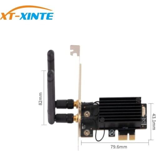 XT-XINTE Wifi 6 PCI-e Network Card Dual Band 5G 2.4G 802.11AX Bluetooth 5.0 Wireless Wifi6 PCI Express Antenna For Intel AX200