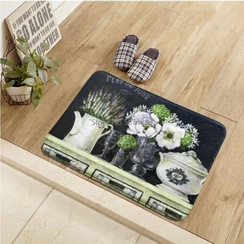 European-style Pattern Floor Mats Best Selling Foreign Trade Entrance Door Mats American Retro Carpet
