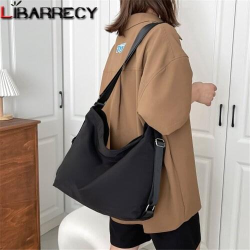 Large Capacity Solid Color Messenger Bags Casual Ladies Shoulder Bag Multifunctional High Quality Canvas Bags Women Travel Bag