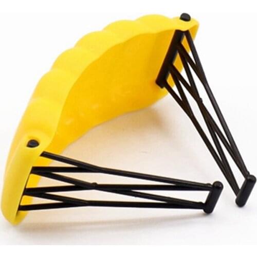 Military Weapon MPJ043 Accessories Yellow Parachute Model WW2 Chicken Dinner DIY Toys For Children Bricks Kids Gifts Militarys