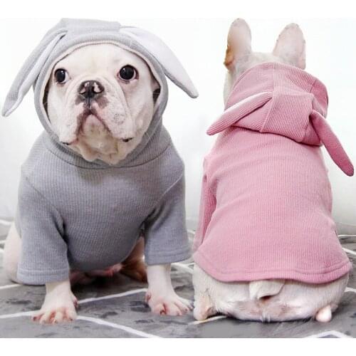 Winter Dog Puppy Hoodie French Bulldog Clothes Pug Clothing Yorkshire Poodle Pomeranian Schnauzer Corgi Frenchies Costume Coat