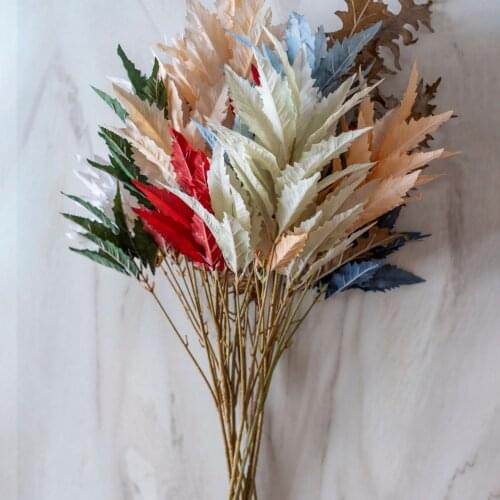 1pc Simulation Leaf Flower Branch Wedding Flower Arrangement Decoration DIY Home Party Supply