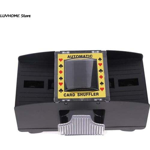 1Pc Durable Shuffle Machine Board Game Poker Playing Cards Electric Automatic Card Game Party Entertainment