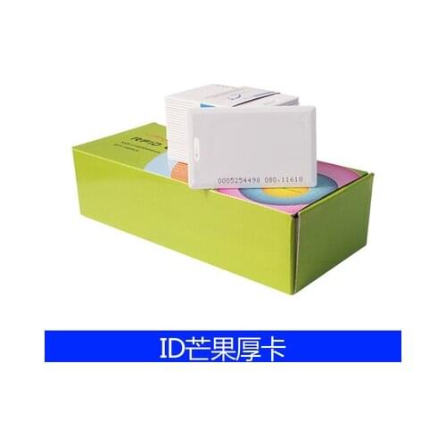 125KHz TK4100 EM4100 Mango thick cards RFID passive card 86*54*1.8mm read only 100pcs/Lot