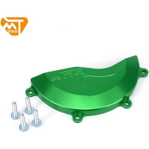 Motorcycle Accessories CNC Aluminum Right Side Engine Case Cover Protector Guard For KAWASAKI KXF450 KXF 450 2006-2015 2014 2013