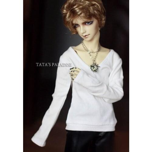 1/4 1/3 scale BJD clothes accessories V-neck T-shirt for BJD/SD EID doll.Not included doll,shoes,wig and other accessories 0429