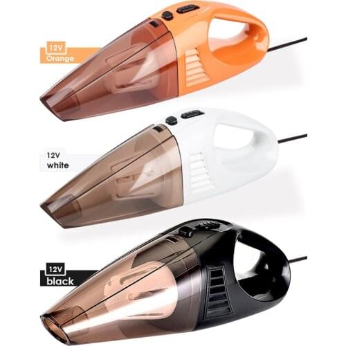 Vehemo Dry and Wet Black Car Vacuum Cleaner Car Dust Collector High Power Fashion Handheld Strong Suction Auto Car Accessories