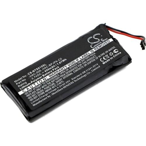Cameron sino 450mah battery for NINTENDO HAC-015 HAC-016 HAC-A-JCL-C0 HAC-A-JCR-C0 Switch Controller HAC-006 HAC-BPJPA-C0