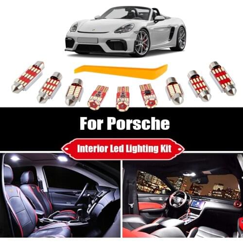 For Porsche Panamera 970 Cayenne 9PA 92A 996 997 Boxster 986 987 981 Macan 95B Cayman 987 981 Canbus LED Interior Dome Map Lamp
