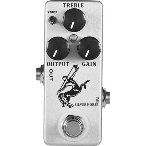 SILVER HORSE Electric Guitar Mini Effect Pedal Overdrive Effect Pedal Guitarra Guitar Accessories