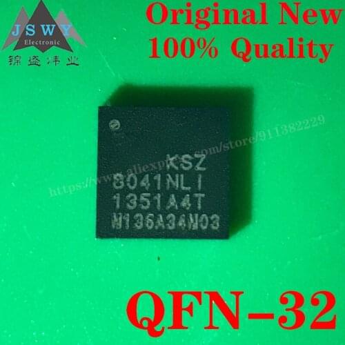 KSZ8041NLI QFN-32 Semiconductor Communication and Network IC Ethernet ICChip Use the for module arduino nano Free Shipping