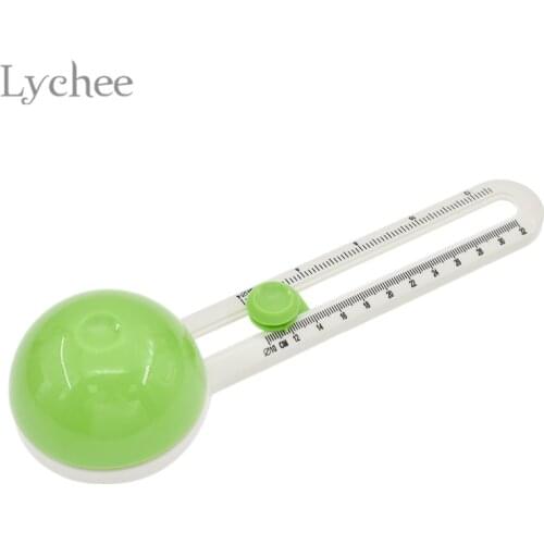 Lychee Life Circular Paper Cutter Scrapbook Card Maker Compass Knife DIY Handmade Craft Paper Postcard Tips Making Tool