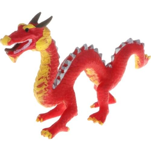Simulation Wild/ Farm Animal Figure Model - Red Dragon Model Action Figure Kids Educational Learning Nature Playset Toys