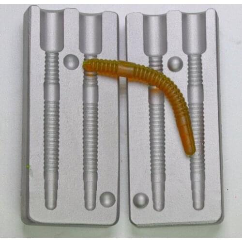 SOFT LURES MOULDS mold SOFT baits WORMS mm.80 P508