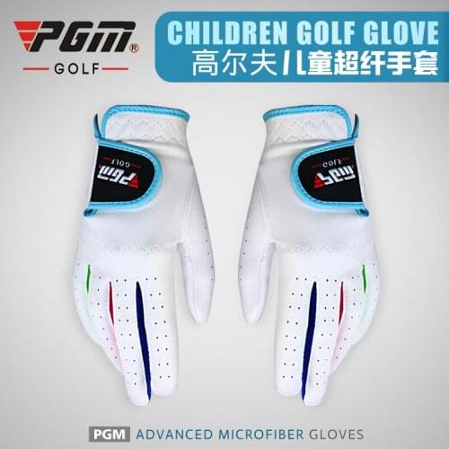 Golf Childrens Gloves Left and Right Hands Precision Weapons Ultra-fiber Fabric Non-slip Breathable Gloves