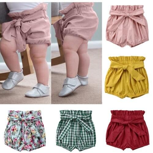 Cute Newborn Infant Baby Kids Girl Short Pants Bottoms Bloomers Panties Size 0-6T