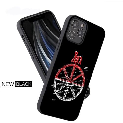 Slavic Viking Symbol Kolovrat Phone Case for iPhone 11 12 Pro mini XS MAX 8 7 6 6S Plus X 5S SE 2020 XR for iPhone Phone Case